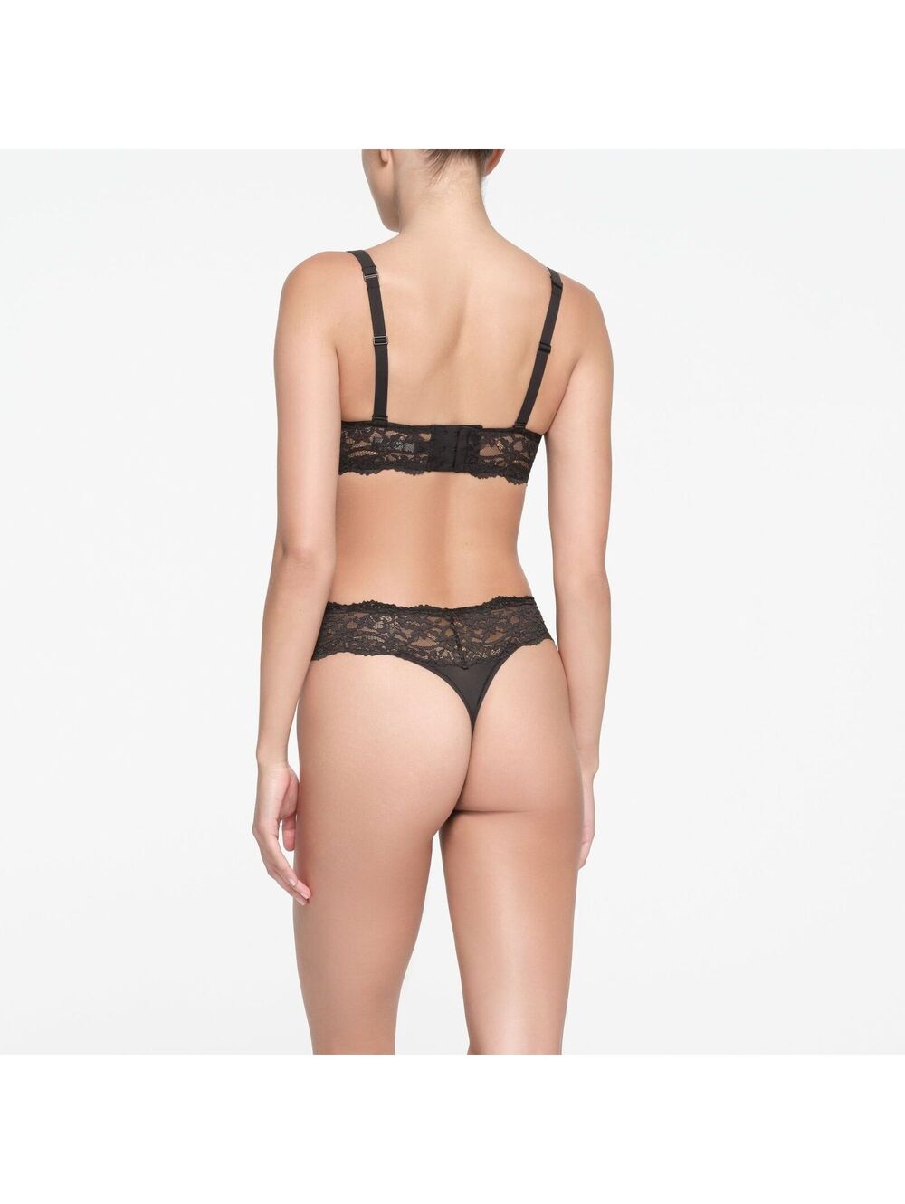 SKIMS NWT Fits Everybody Lace Lightly Lined Balconette Bra - Size 40DDD - Picture 2 of 3